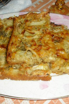 Сырно-луковый пирог по-итальянски